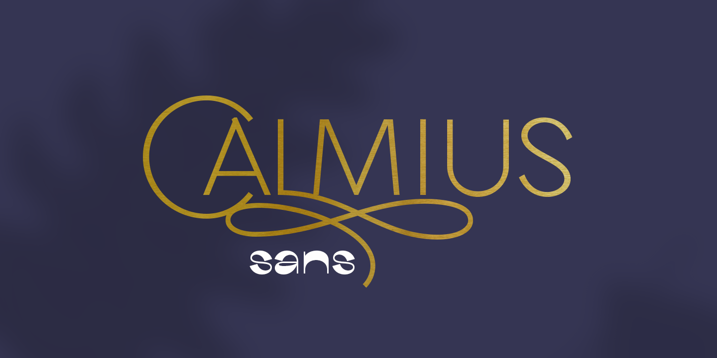 Ejemplo de fuente Calmius Sans Low Extra Bold